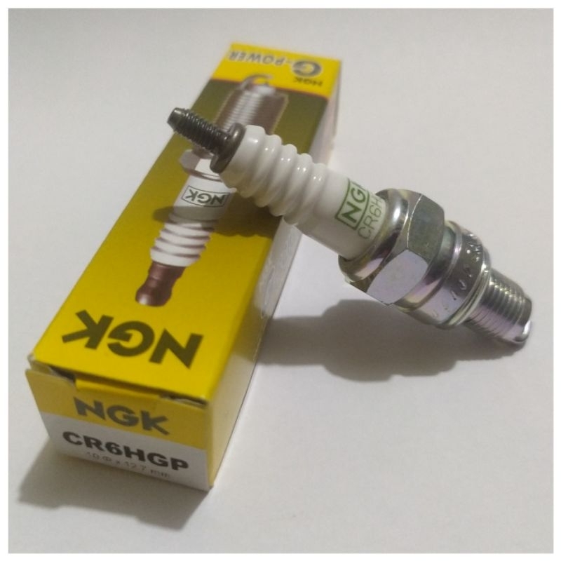 NGK CR6HGP G-Power Busi Supra Fit S X Jupiter Z 110 115 Robot Z1 Vega Force Fi Mio J GT M3 S Z Gear 