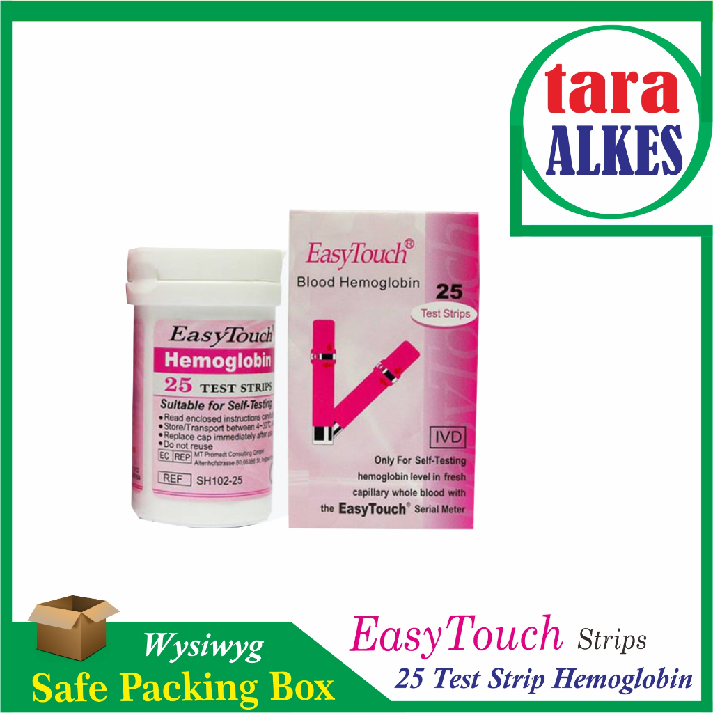 Strip Stik Easy Touch Blood Hemoglobin Strips EasyTouch Test Hb