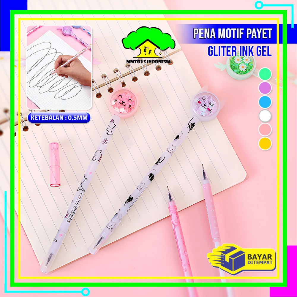 

MI-A90 Pulpen Gel Bunny 0.5mm Pena Gel Pastel Alat Tulis Karakter / Pena Cair Daisy Pena Kupu Motif Payet Gliter Ink Gel Perlengkapan Sekolah Kantor Lucu