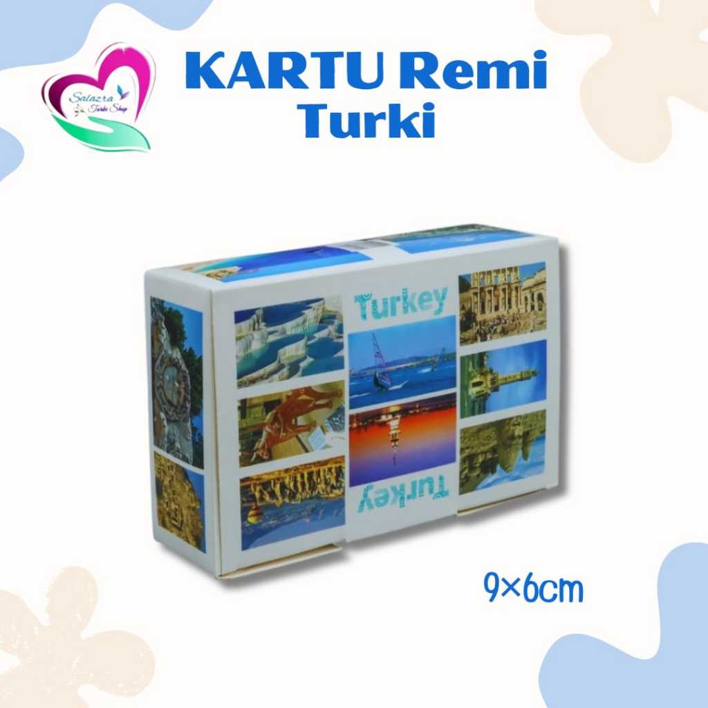 KARTU REMI TURKI SOUVENIR TURKI OLEH OLEH TURKI