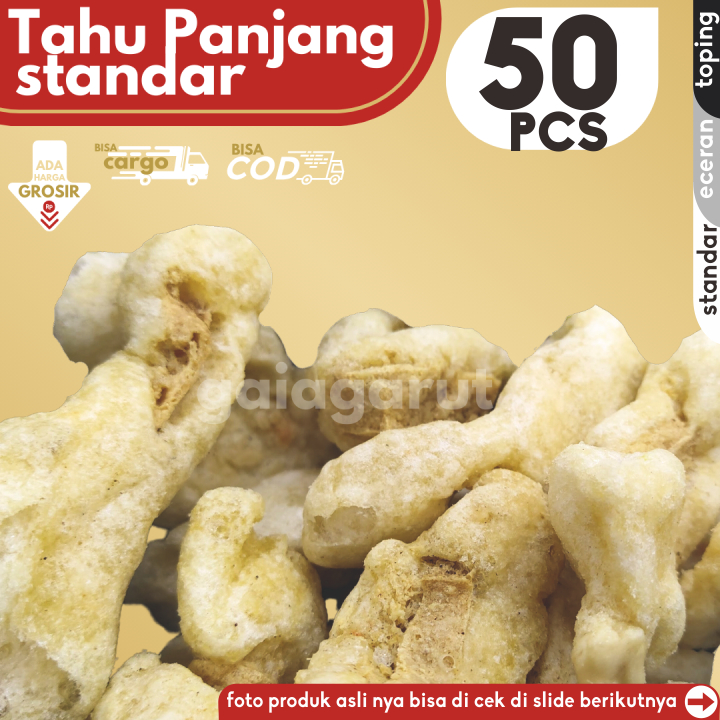 

Cuanki Stick Tahu Panjang KERITING STANDAR isi 50pcs by GaiaGarut