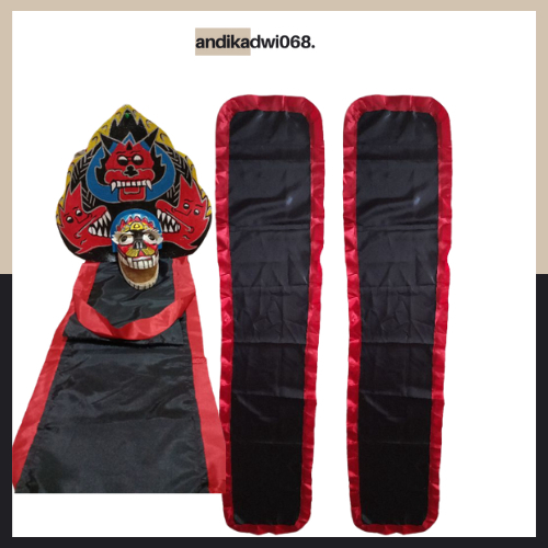 ⭐️PROMO⭐️ Kemul selimut Barongan / Kemul Barongan Hitan / Kemul Barongan Bantengan Panjang