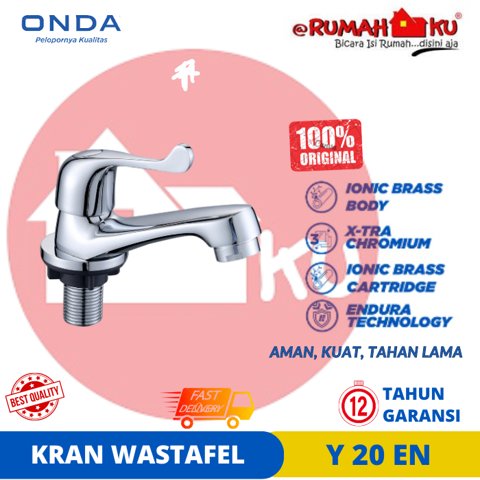 KRAN WASTAFEL ONDA KRAN WASTAFEL CUCI TANGAN KUNINGAN Y 20 EN 1/2”