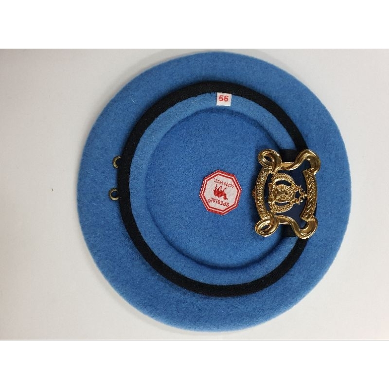 Emblem Dan Baret Camel Provos  | Baret Camel Army | Topi Baret Unta Merah | Emblem Baret Camel