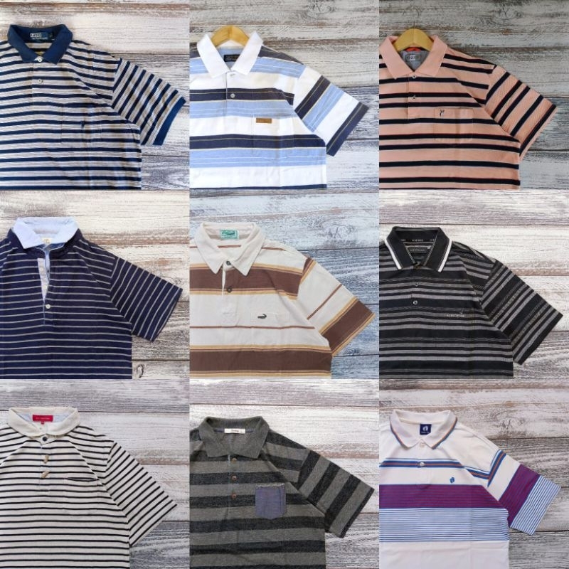 POLO SHIRT SALUR SECOND BRANDED