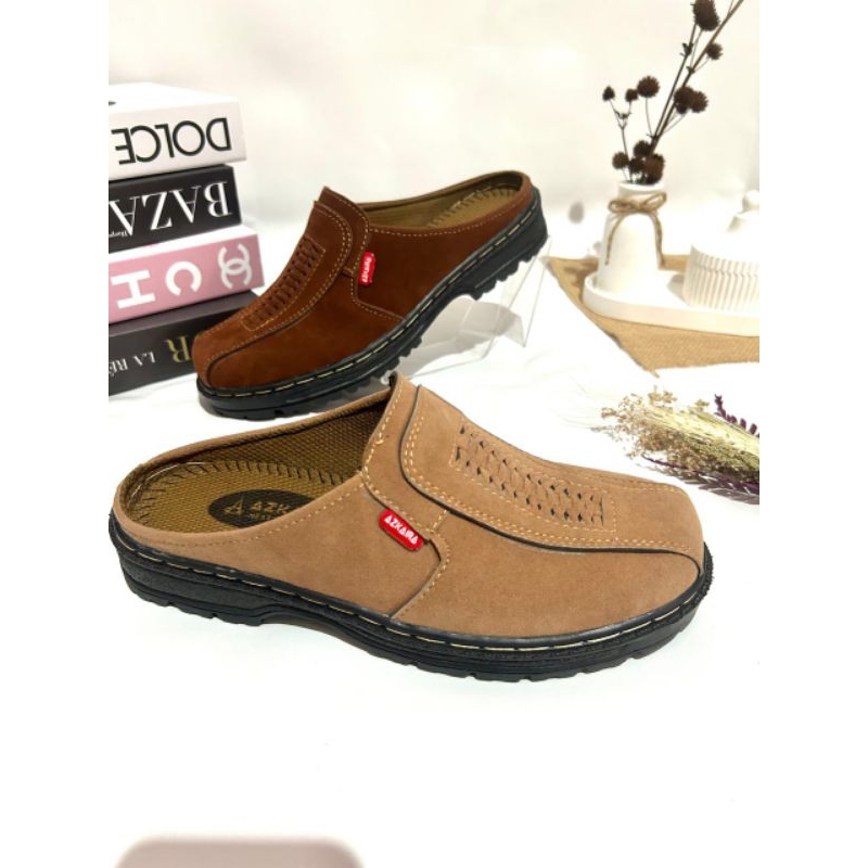 Sandal Sepatu Bustong Cowok Keren Sandal Sepatu Tutong Slop Pria