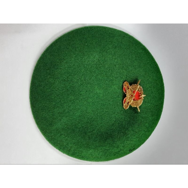 Emblem Dan Baret Camel Infanteri  | Baret Camel Army | Topi Baret Unta Merah | Emblem Baret Camel