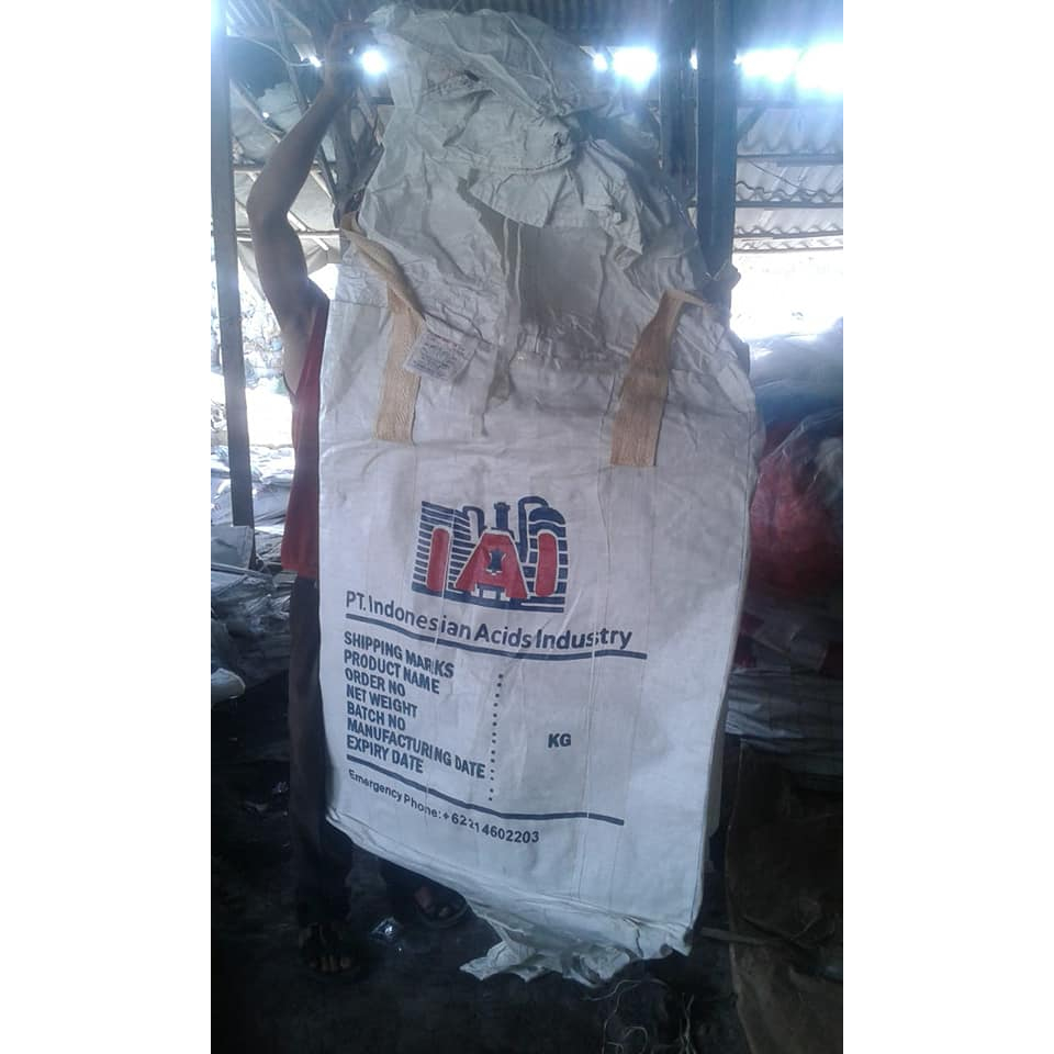 jumbo bag bekas dengan inner plastik baru