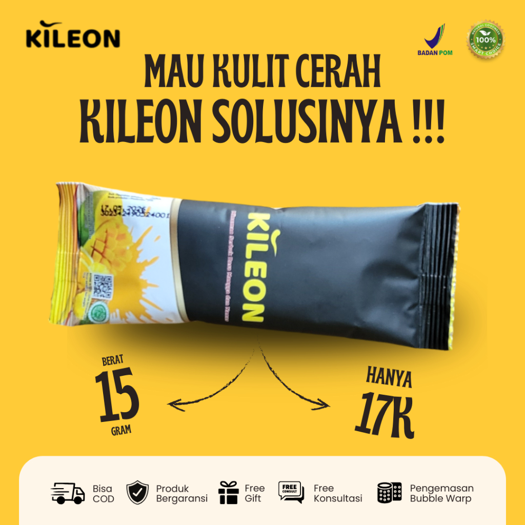 Collagen Drink Minuman Collagen Bpom Halal Pemutih Badan Per Sachet Kileon