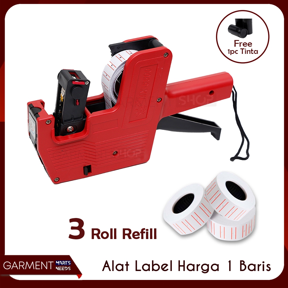 

ALAT LABEL HARGA PRICE LABELLER M5500 & 3 ROLL