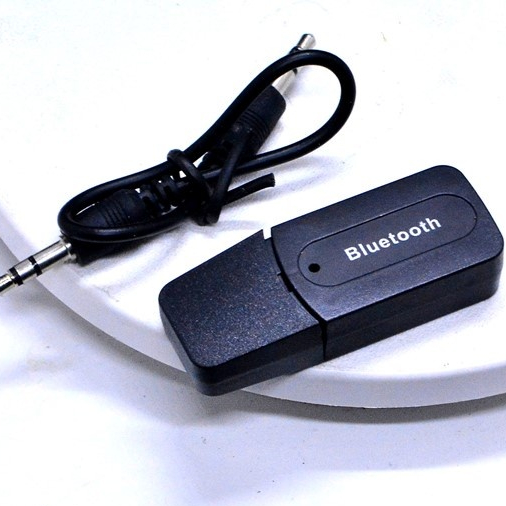 22J USB BLUETOOTH Usb Bluetooth Receiver Adapter + Kabel Audio 3,5Mm Wireless Stereo Speaker Music M