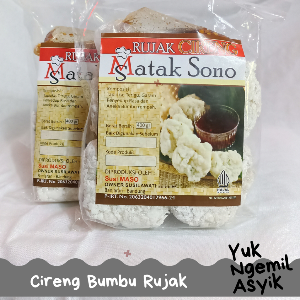 

Yuk Ngemil Asyik Cireng Bumbu Rujak