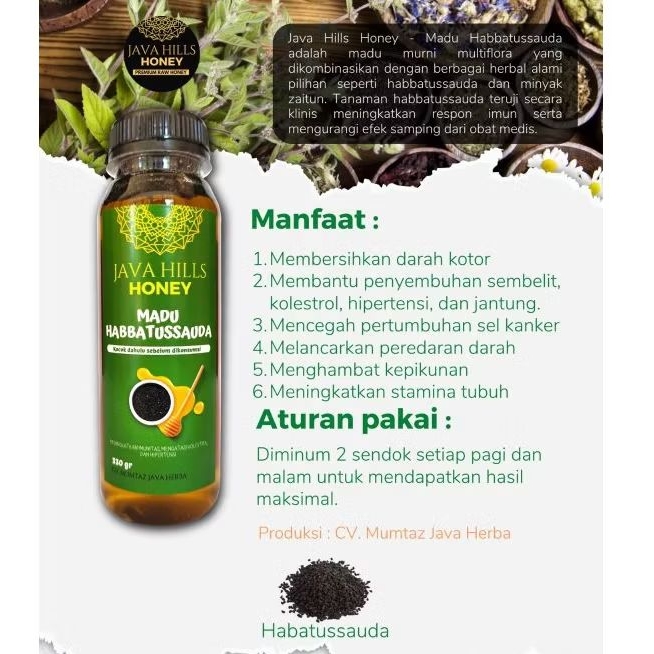 

madu habatusauda madu herbal