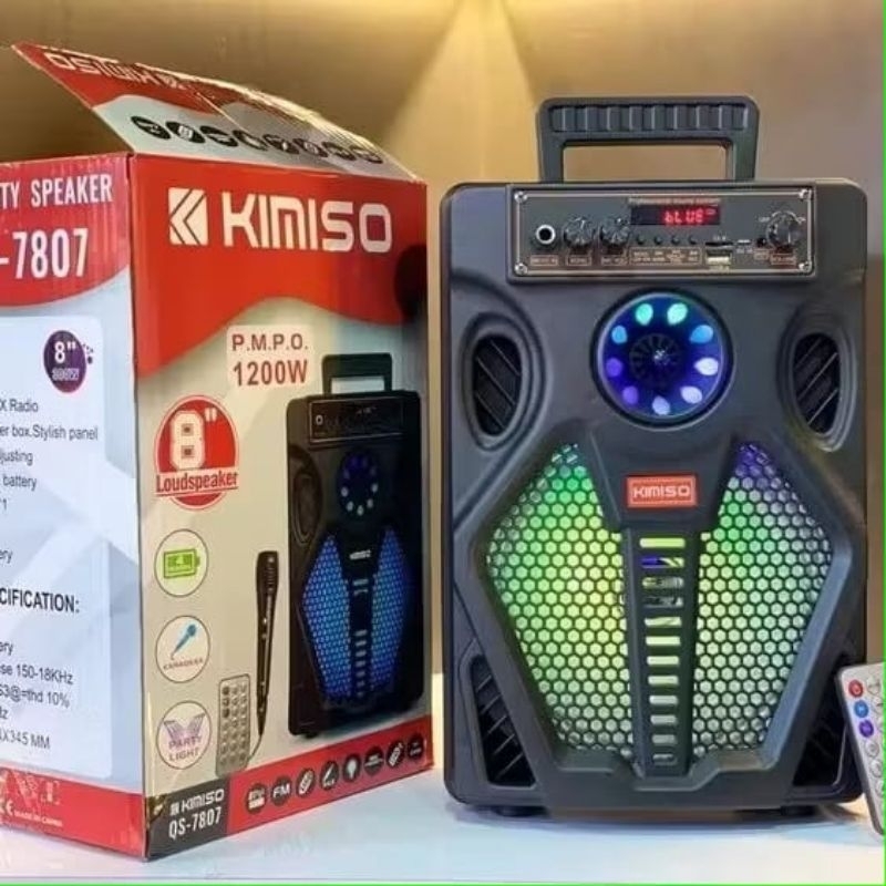 SPEAKER BLUETOOTH BASS SPEAKER UKURAN BESAR KIMISO QS-7807