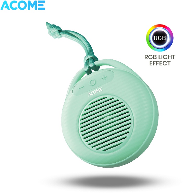 KODE Y68V ACOME A15 SPEAKER MINI TWS BLUETOOTH 53 ULTRA BASS WITH RGB PORTABLE ORIGINAL  GARANSI 1 T
