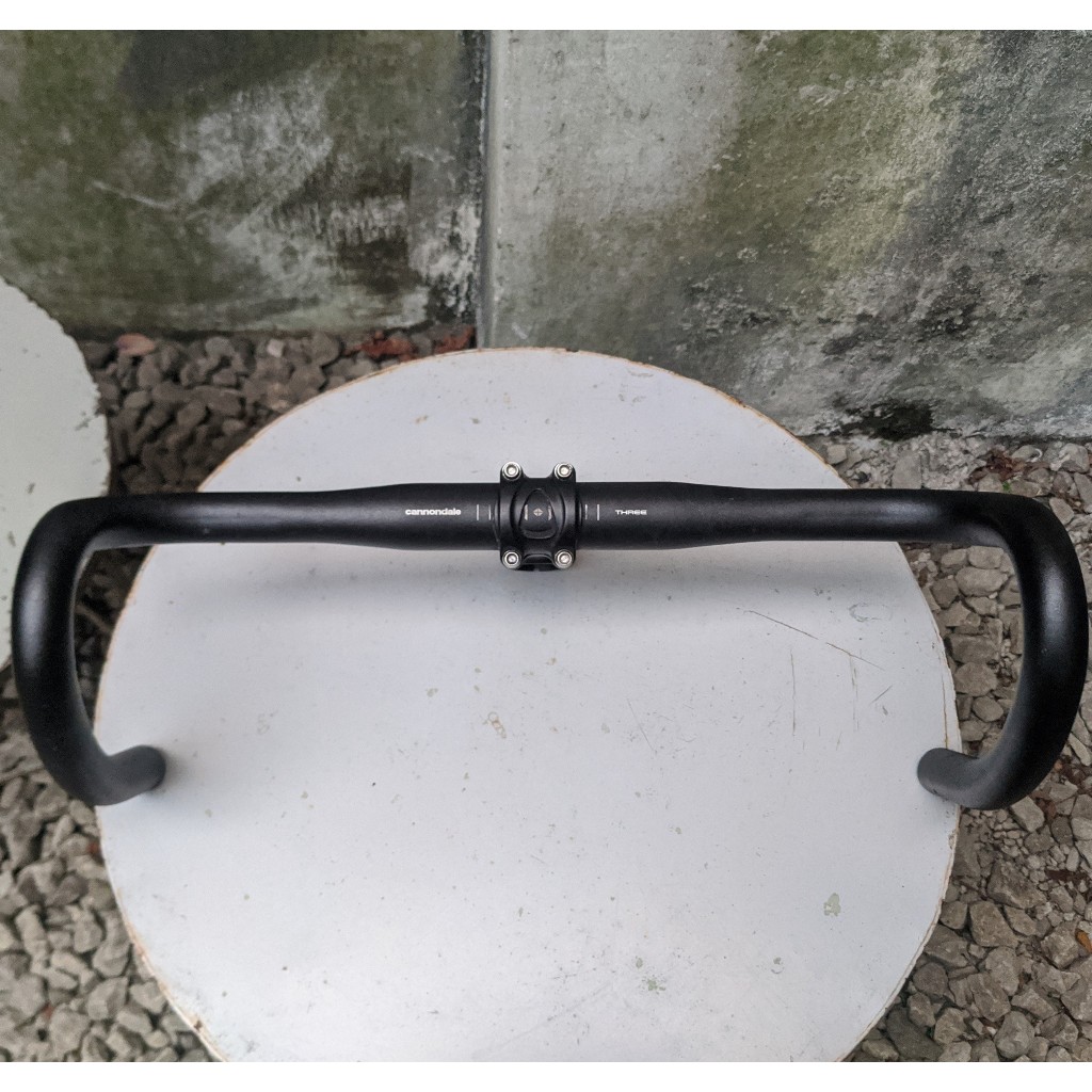 Dropbar Stem Cannondale Three Alloy Roadbike Sepeda Gravel Bike
