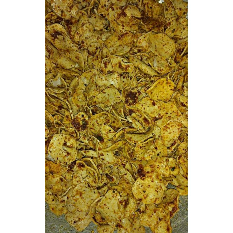 

Basreng Daun Jeruk premium 200gr//cemilan pedas/makanan pedas//kriuk//asin gurih//baso//goreng