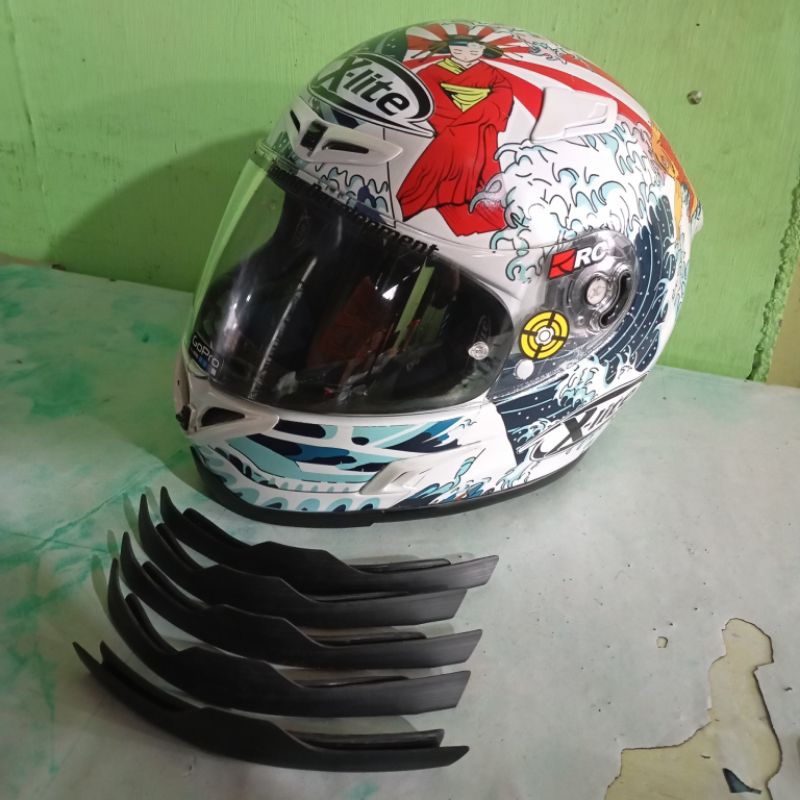 Karet Dagu/ karet trim dagu NOLAN X-LITE Nolan X-lite (X802/ X802R/ X802RR) Custom model Polosan.