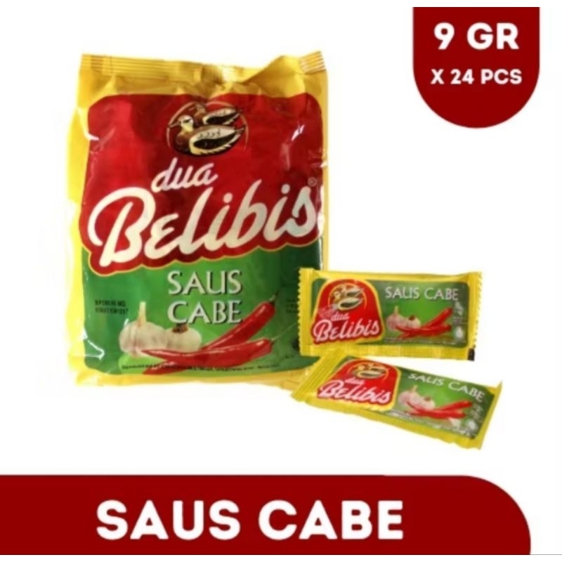 

DUA BELIBIS SAOS CABE 9 GR/ SAOS CABE/SAOS BELIBIS