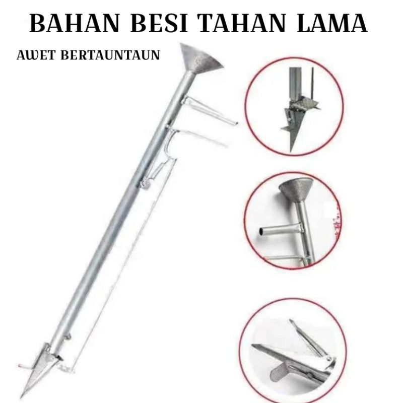 Alat Tanam Jagung Manual Aplikator Pupuk Portabel Serbaguna / Alat Tanam Kacang Kedelai Benih Biji B