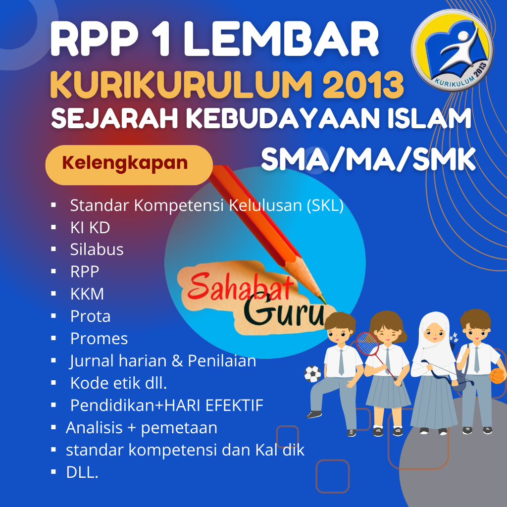 

RPP 1 LEMBAR SKI SMA/MA/SMK KURIKULUM 2013 LENGKAP