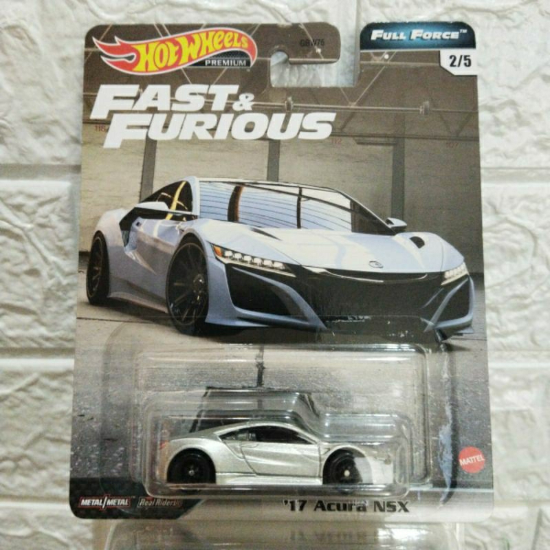 HOT WHEELS acura nsx premium fast n furious full force