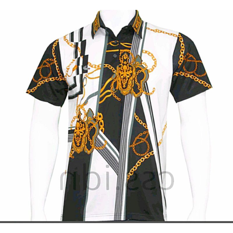 kaos kerah kemeja pria crocodile diamond 2199-164