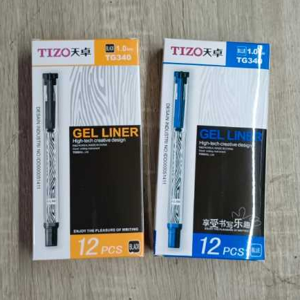 

Pena Tizo TG-340 1.0 mm / Pen Gel Liner TIZO TG-340 1.0 mm / Ballpoint Cair Tebal 1 mili TG 340