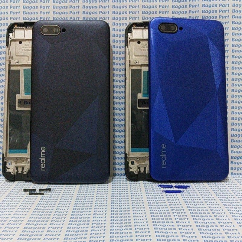 REALME C2 CASING FULLSET KESING HOUSING BACKDOOR DAN FRAME LCD REALME C2