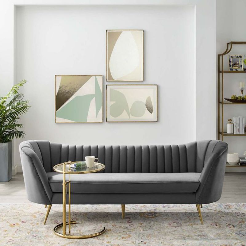 COD Sofa Retro Panjang Single Sofa Cozyl Type 23 Set Meja