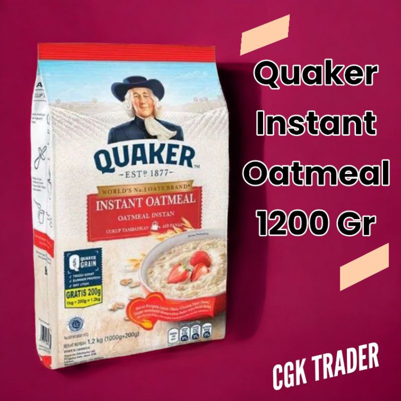 

QUAKER INSTANT OATMEAL 1200 gr