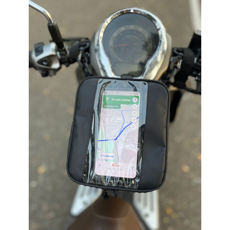 Tas Motor Stand phone Holder Hp Dashbag Tankbag Kapasitas besar Selempang Waterproof Nmax