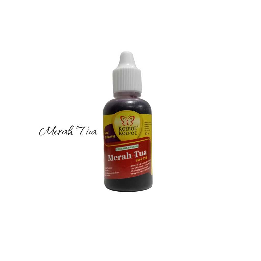 

KOEPOE KOEPOE PEWARNA MERAH TUA 30 ML