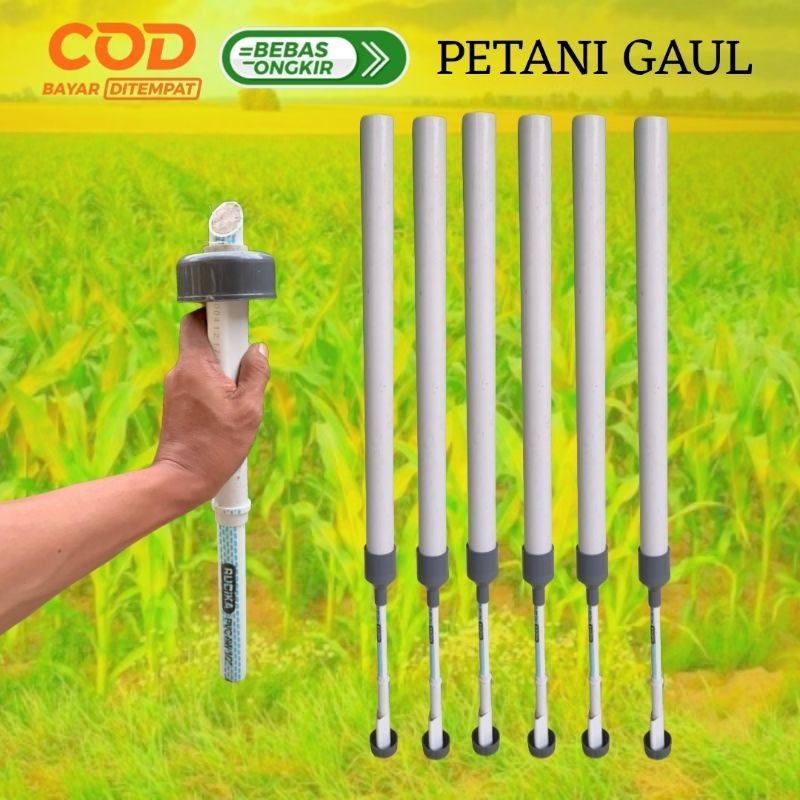 Alat Tanam Jagung Manual Aplikator Pupuk Portabel Serbaguna / Alat Tanam Kacang Kedelai Benih Biji B