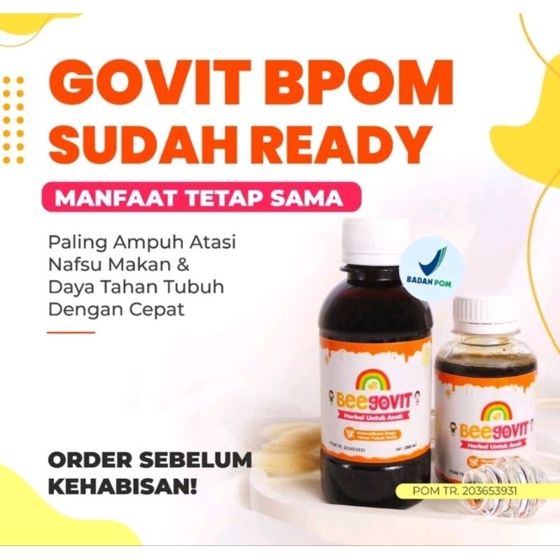govit beegovit bee govit solusi anak susah makan vitamin penambah nafsu makan anak