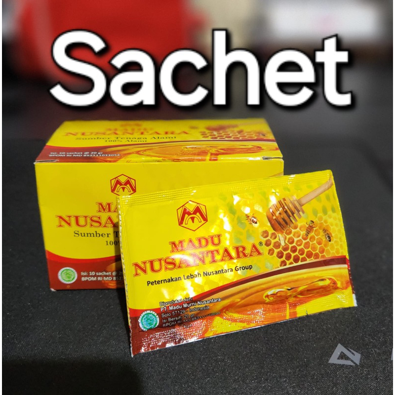 

MADU NUSANTARA Super Sachet 20g// MADU ASLI