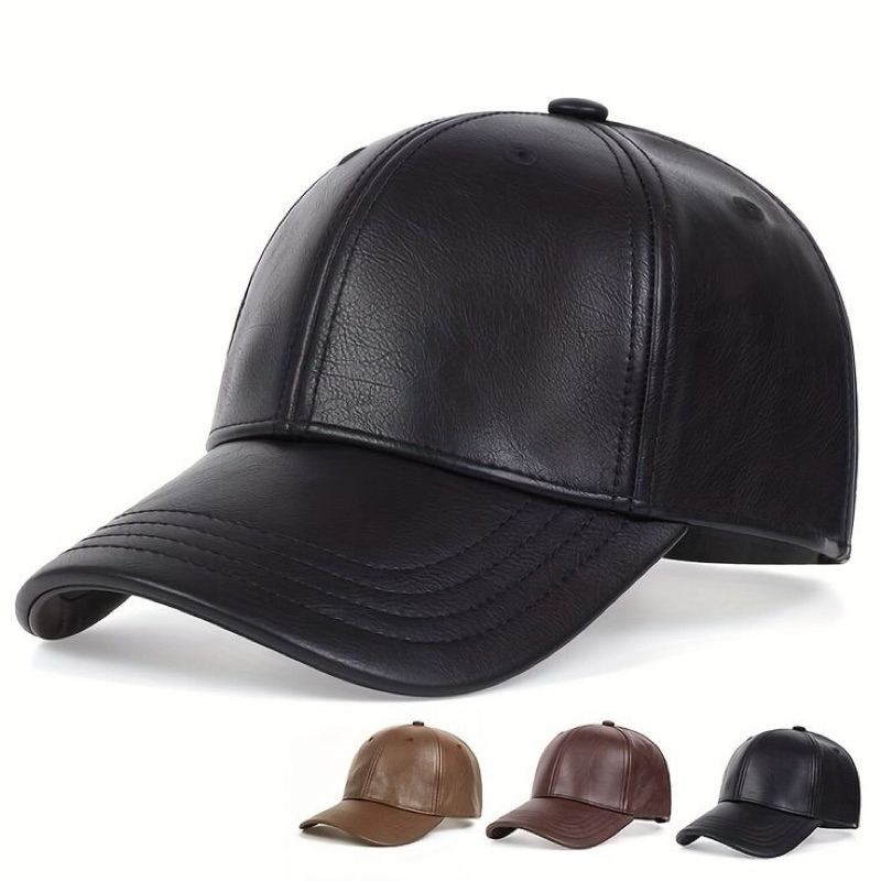 topi kulit pria original asli garut