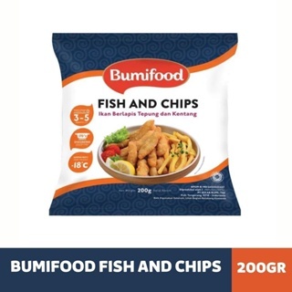 

Bumifood Fish & Chips| Ikan Berlapis Tepung & Kentang - Ikan Crispy - FISH & CHIPS