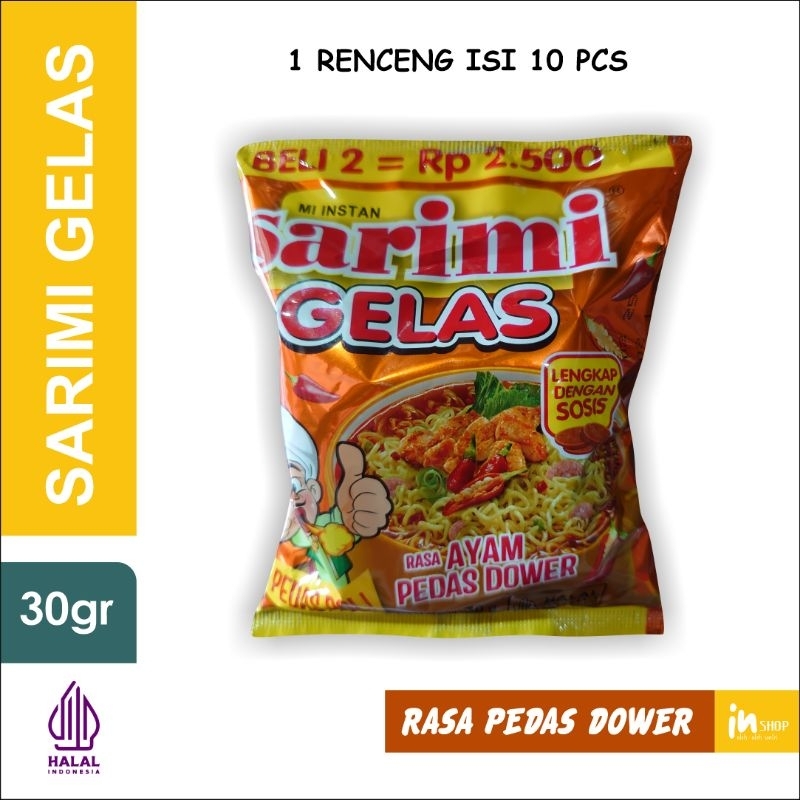 

Sarimi gelas renceng (10pcs)