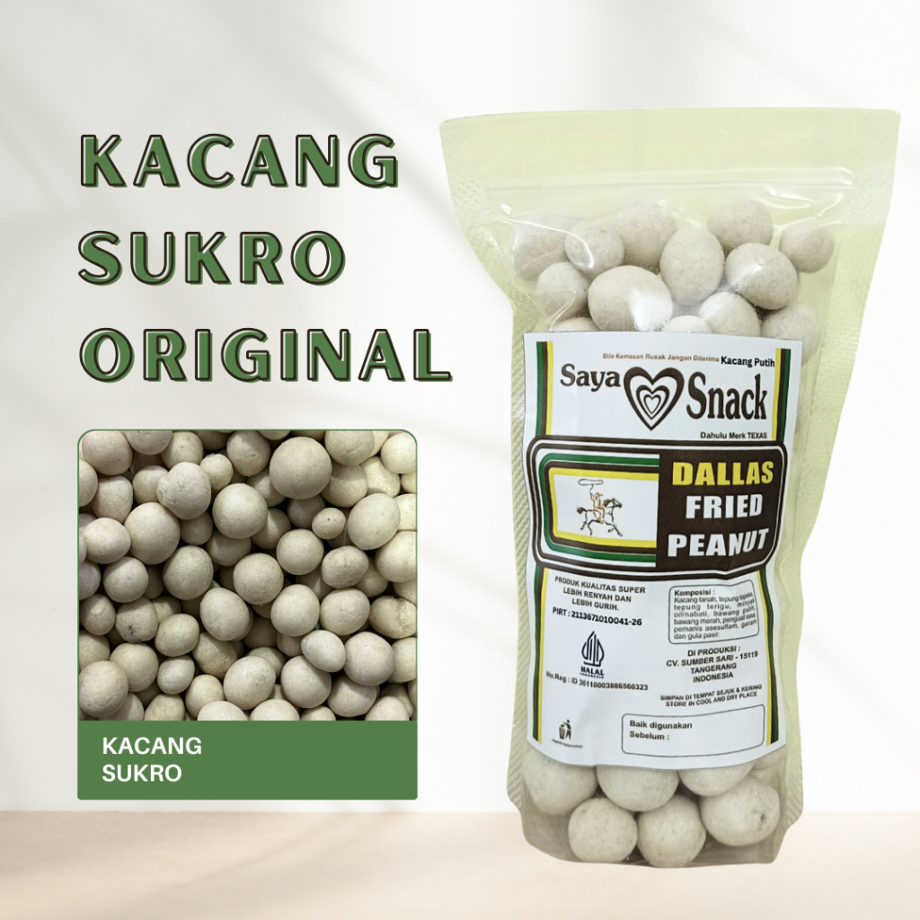 

Kacang Dallas (Kacang Putih) 300Gram