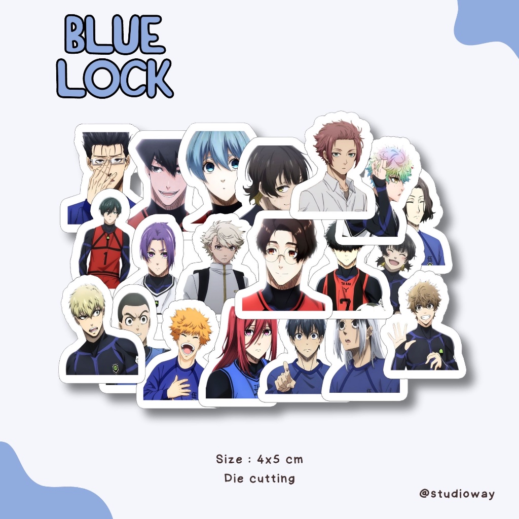 STICKER ANIME BLUE LOCK