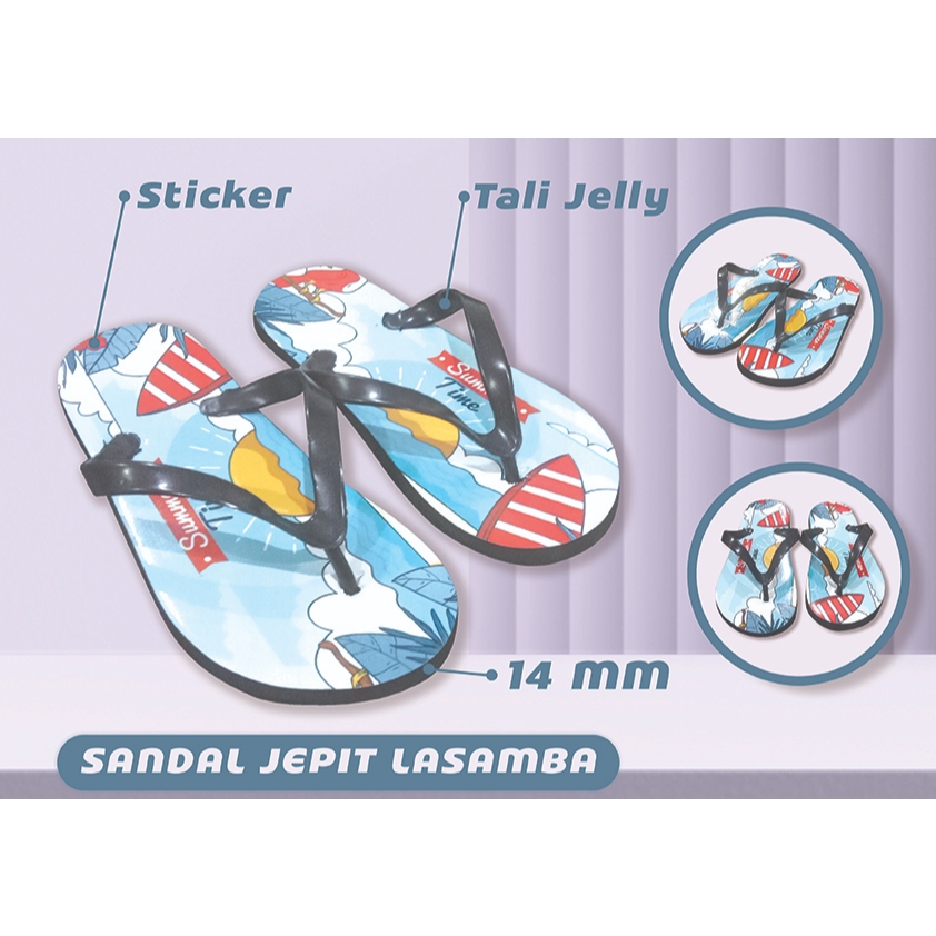 Sandal Jepit Full Printing custom