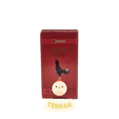 CALVITA WINNER LAGA 10 Kapsul - Obat Ayam Lumpuh & Tulang Kuat Ayam Laga Aduan Medion