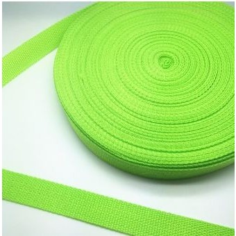 Tali webbing warna Hijau Stabilo / Tali Webing 2.5 cm Tebal Kuat/ Tali Sling / Tali Webbing / Pita B