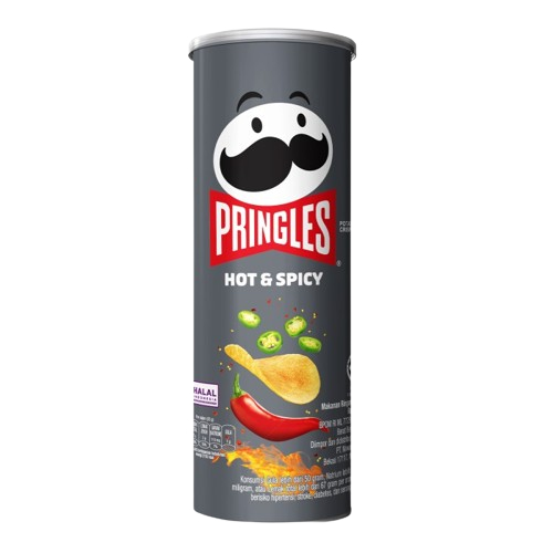 

Pringles Hot & Spicy / Kripik Kentang Rasa Pedas 102 Gr