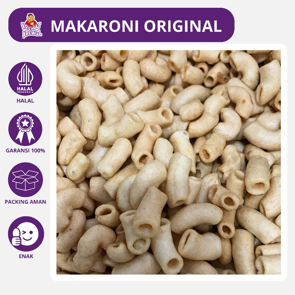 

MAKARONI ORIGINAL MAKARONI BANTAT GURIH RENYAH 200gr