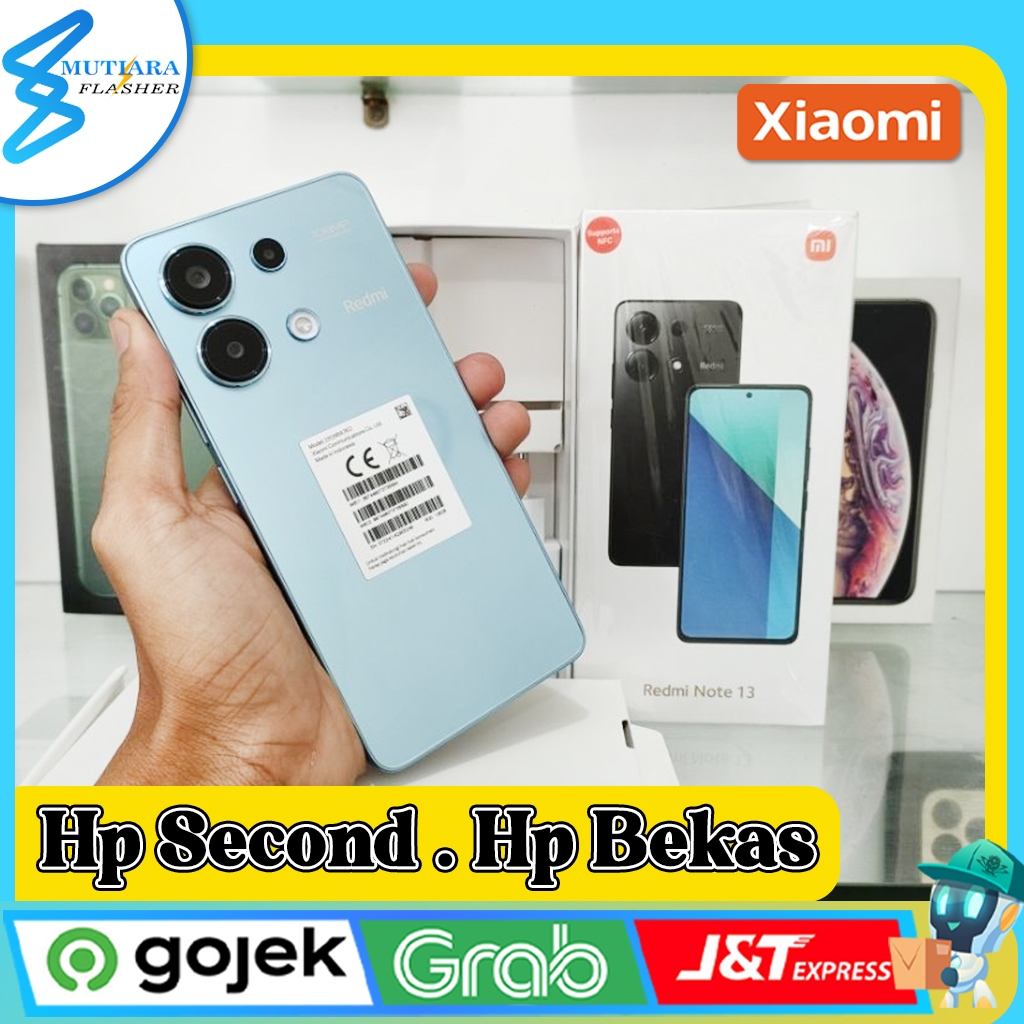 Xiaomi Redmi Note 13 4G | 5G Ram 8/128GB | Ram 8/256GB Second Original