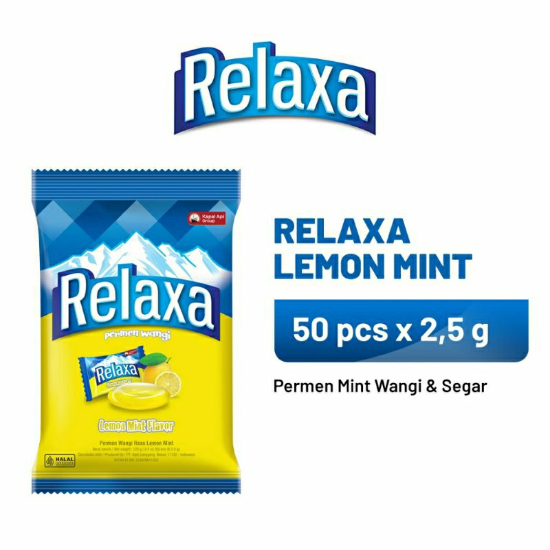 

Relaxa permen wangi lemon mint flavor 125g