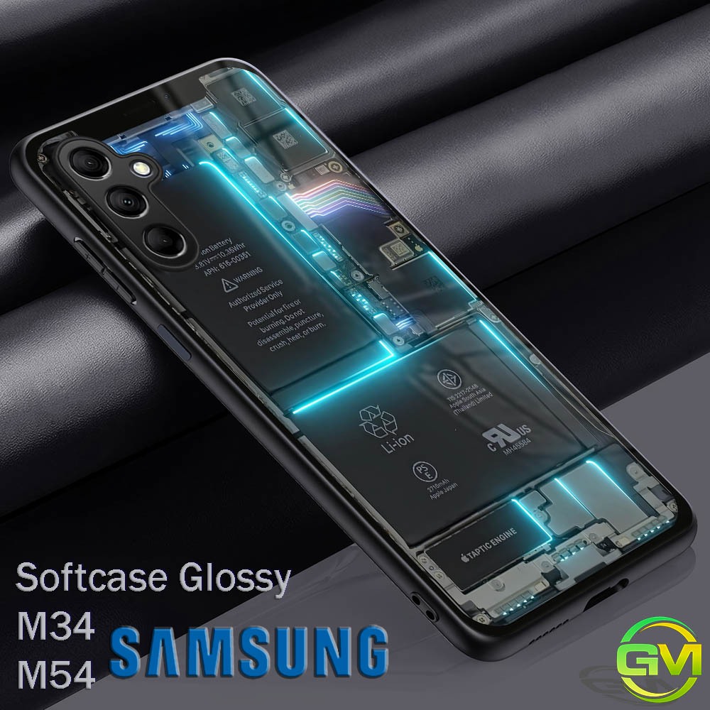 Softcase Glossy Samsung M14 M23 M34 M54 4G 5G [GM48] Soft Case Kesing Cesing Silikon Silicon Mika Hp