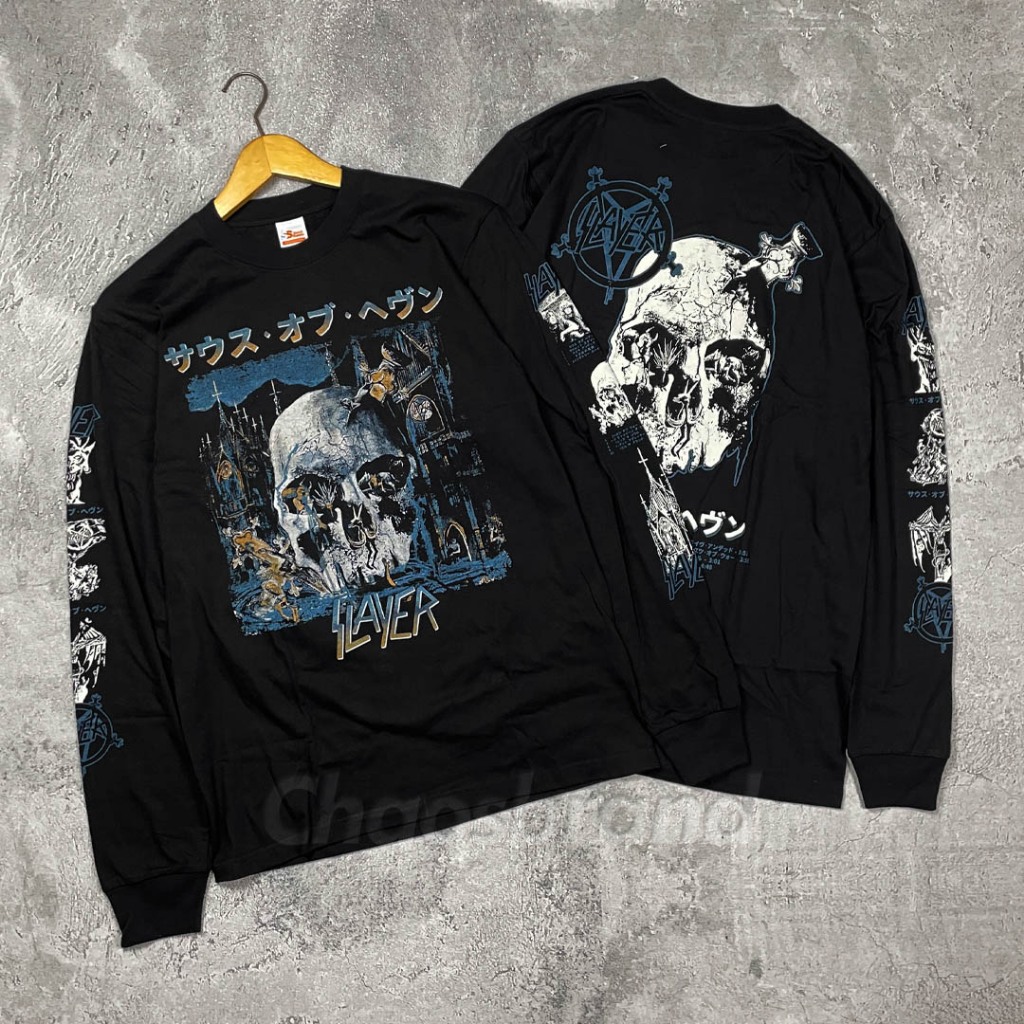 SLAYER - SLAYER (Long Sleeve - Back Print) Kaos Band Bootleg